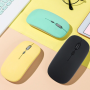 New Candy Color Wireless Charging Bluetooth Mouse 2.4G Silent Mouse Two-mode Mouse