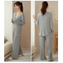 Nightwear Bust Padded Moonboot Women Pajama Sets Pajamas Maternity Sleepwear Loungewear