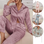 Silk Pajamas Women's Long Sleeve Trousers Two-piece Set Fashionable Wearable Thin Casual Sleepwear