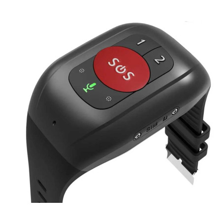 Elderly GPS Watch 4G Tracking Bracelet Health Temperature Management SOS IP67 Waterproof Old People Locator Fall Alert Tracker
