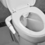 Toilet Bidet Ultra-Slim Seat Attachment With Brass Inlet Adjustable Water Pressure Bathroom Hygienic Shower