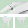 Toilet Bidet Ultra-Slim Seat Attachment With Brass Inlet Adjustable Water Pressure Bathroom Hygienic Shower