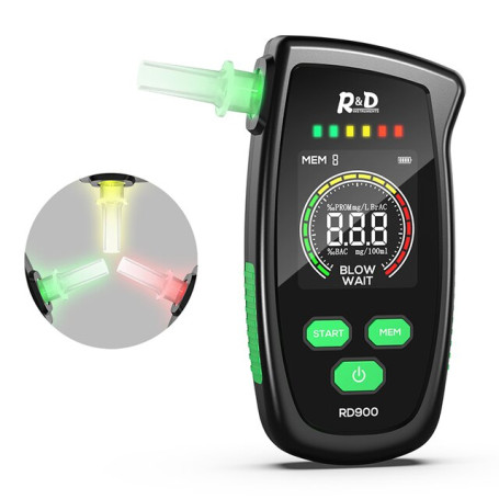 Rechargeable Digital Breath Tester Breathalyzer Gas Alcohol Detector for Personal & Professional Use Product