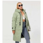 Women's Coat Plus Size Jacket Hooded loose Warm Parkas Bio Fluff Thick Parka Coat Hight Quality
