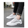 Men's Casual Leather Sneakers Waterproof Vulcanized Comfortable Casual Shoes Plus Size 39-44