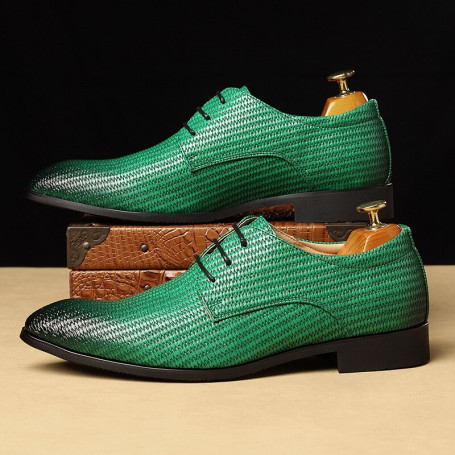 Men's Comfortable Fashion Genuine Leather Shoes Casual Shoes Formal Lace-up Footwear