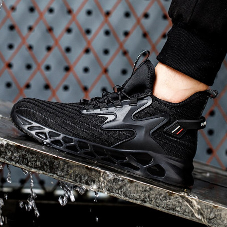 New Men Work Safety Boots Lightweight Steel Toe Puncture Proof Construction Security Boots