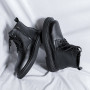 New Design Non-Slip Men Boots Fashion Leather Boots High Quality Rubber British Style Thick Bottom Footwear