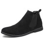 Men's Fashion Comfortable Formal Boots Large Casual Suede Chelsea Leather Shoes Platform Boots