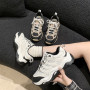 Women In Small Design Thick Sole Dad Shoes Couple Mesh Sports Shoe Trend