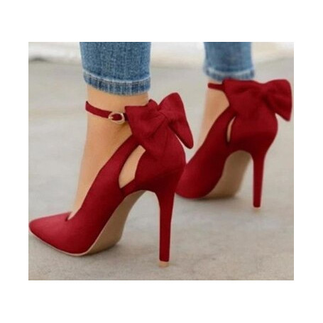 Women's Pointed Thin High Heel Shoes Dress Party Ladies Heeled Shoes Pumps