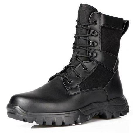 Thickened Men's Ultra-light Tooling Boots Cotton Boots Wool Boots High-top Leather Shoes