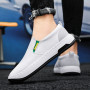 Ice Silk Cloth Shoes for Men Sneakers Non-Slip Breathable Vulcanized Shoe Fashion Leisure Slip-on Canvas Shoes