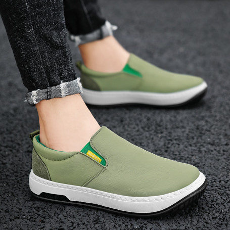 Ice Silk Cloth Shoes for Men Sneakers Non-Slip Breathable Vulcanized Shoe Fashion Leisure Slip-on Canvas Shoes