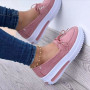 Women Round Toe Luxury Platform Loafer Shoes Casual Shoes