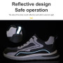 Indestructible Safety Boots Men Work Sneakers Steel Toe Cap Platform Non Slip Security Shoes