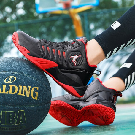 Men's Basketball Shoes Breathable Cushioning Non-Slip Wearable Sports Shoes Gym Training Athletic Basketball Sneakers