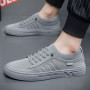Men's Breathable Sneakers Casual Loafers Lightweight Round Head Solid Non-slip Flats