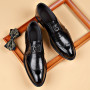Men's Solid Social Pointed Toe Shoes