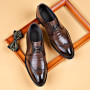 Men's Solid Social Pointed Toe Shoes