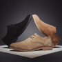 Men's Cusp Trend Casual Shoes Fashion Suede Oxford Leather Shoes
