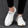 Casual Slip On Loafers Outdoor Light Flats Genuine Leather Shoes Comfortable Solid Color