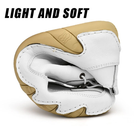 Casual Slip On Loafers Outdoor Light Flat Genuine Leather Sneaker Shoes