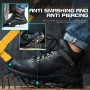 Men Work Safety Boots Sneakers Safety Shoes Indestructible Anti Smashing