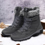 Men Sneakers Leather Casual Military Combat Ankle Boots