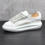 Men Casual Sneakers Platform White Shoes Leisure Non-slip Vulcanized Air Cushion Shoes
