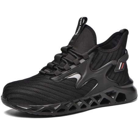 Men Work Safety Shoes Anti-smashing Steel Toe Construction Indestructible Shoes Work Sneakers