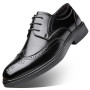 Man Split Leather Shoes Rubber Sole Size 44 43 42 41 40 39 38