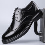 Man Split Leather Shoes Rubber Sole Size 44 43 42 41 40 39 38