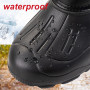 Men Boots Fur Shoes Lightweight Waterproof Non-slip Ankle Boots Camouflage Thick Plush Comfortable