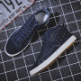 Men Casual Canvas Shoes High Top Vulcanized Sneakers Flats Lace-up Shoes