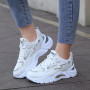 Height Increasing Chunky Sneakers Women Platform Shoes New Fashion Breathable Mesh Casual Sneakers