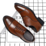 Height Increasing Shoes Taller Elevator 6CM Invisible Insole for Daily Men's Heighten Increased Oxfords