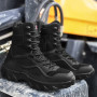 Outdoor Hiking Boots Ankle Shoes Men Work Safety Shoes Tactical Military Special Force Desert Combat Army