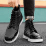 Men’s Rubbers Boots Chelsea Shoes Mid Heel Fashion Shoes