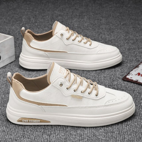 Men's Shoes fashion Breathable leather Shoes Version Trend Board Shoes