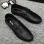 Men's Leather Shoes Casual Shoes Slip-on Breathable Driving Flat Zapateo's