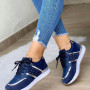 New Women Sneakers Platform Leather Patchwork Casual Shoes Vulcanized Shoes