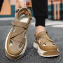 Elegant and versatile thick sole  comfortable and breathable  hollow casual men's sports sandals