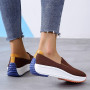 Large Size Foreign Trade Network Shoes Loafer Shoes New Flying Knitting Shoes Female Version Set Foot Shallow Mouth