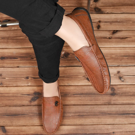 Men Loafers Mirror Luxury Designer Footwear Slip on Golf Stylish Flat Casual