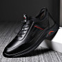 Men's Shoes Cow Leather Shoes Brand British Casual Shoes