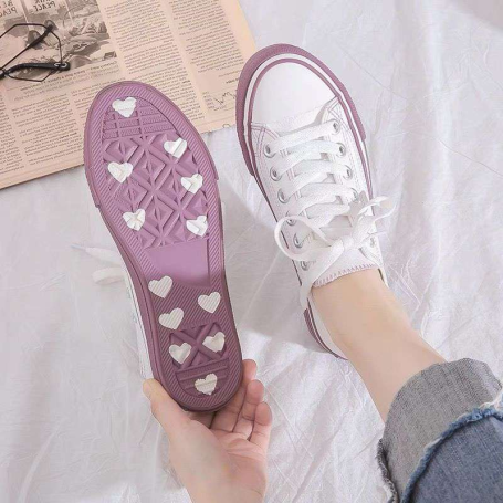 Women's Sneakers Casual Shoes Canvas Vulcanized Shoes Flats Students Footwear