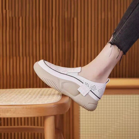 Women's Flat Shoes Comfortable Soft-soled Thick-soled Casual Slip-on Casual Shoes