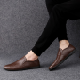 Men Shoes Leather Loafers Lightweight Outdoor Shoes Business Formal Shoes Comfortable Driving Shoes