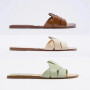 NEW Flat Bottom Slippers Designer with The Same Women’s Woven with Comfortable Shoes Casual